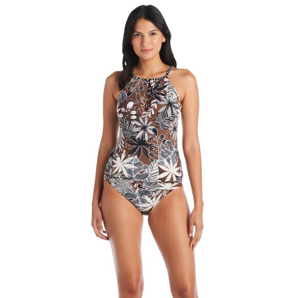 Bleu Rod Beattie 4 Bikini Bottom Tropical Swimwear Bold Moves Sarong Hipster - Picture 11 of 13